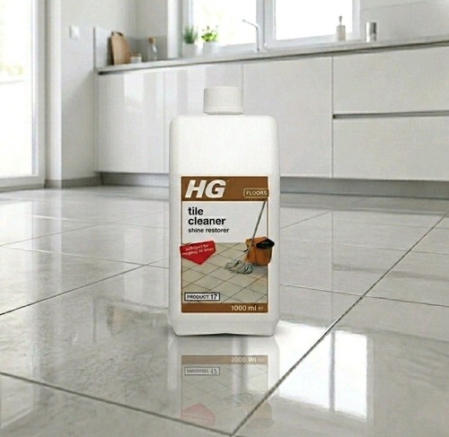 Hard floor tile - cleaner, shine